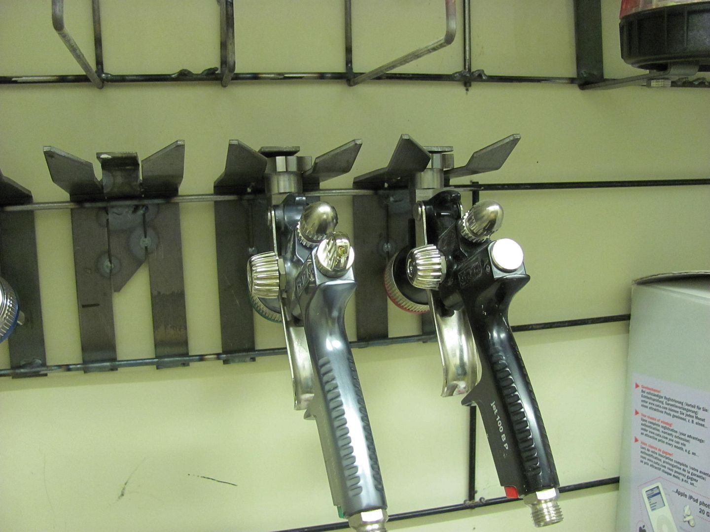 Spray gun storage Southern Polyurethanes Forum